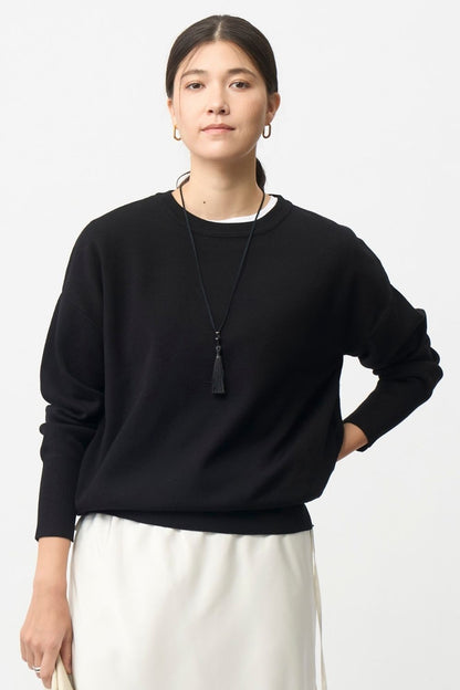 再入荷 Smooth Island Knit - BLACK