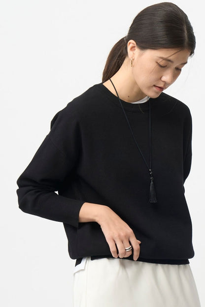再入荷 Smooth Island Knit - BLACK