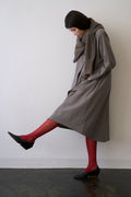Stand Collar Light Coat - GRAY