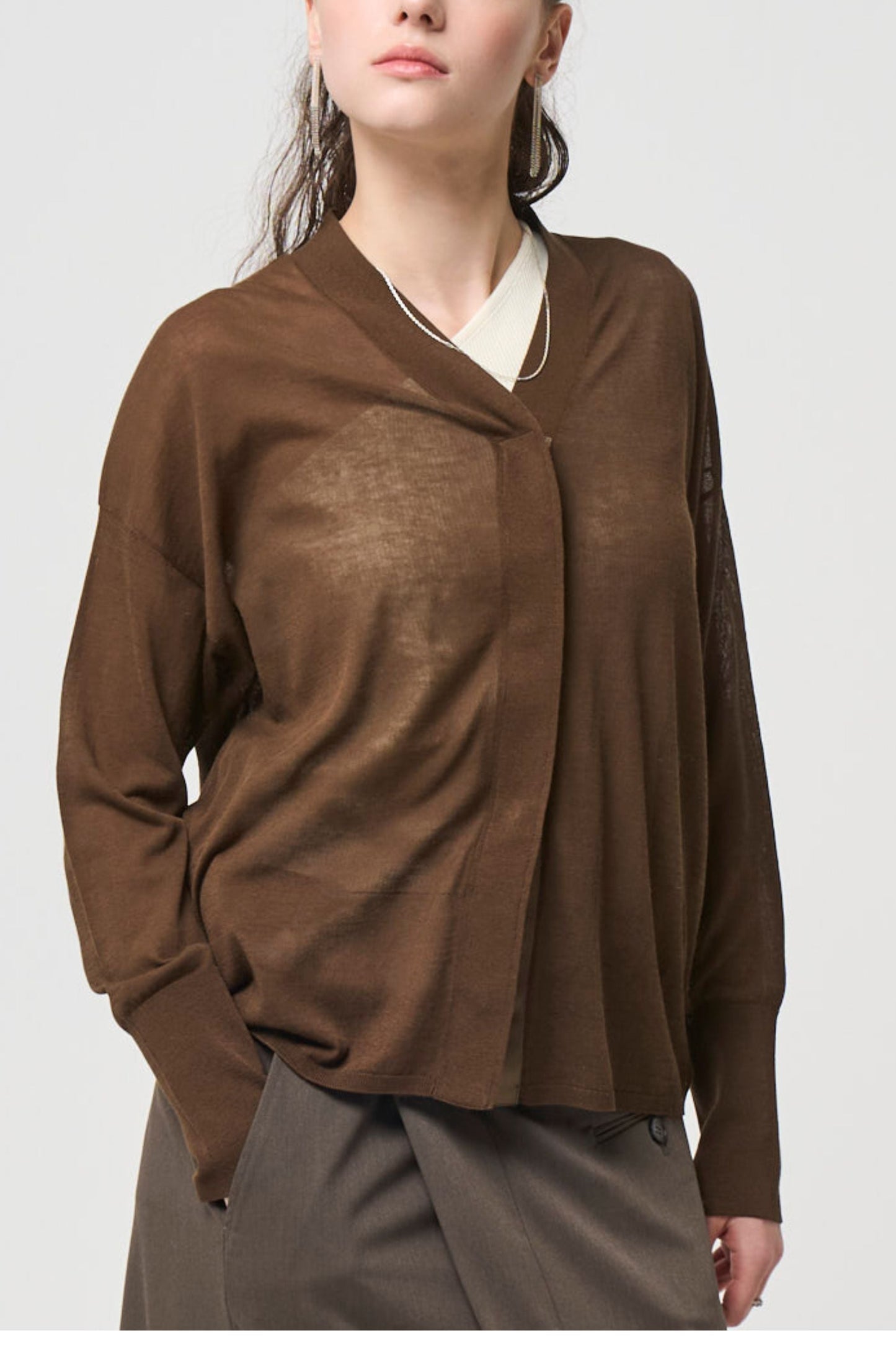 再入荷 Minimal Shoulder Cutsew - OFF WHITE
