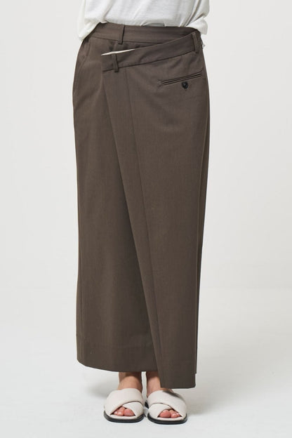 Odd Long Skirt - BROWN