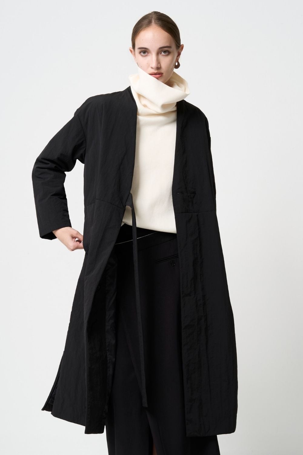 Padded Coat - BLACK