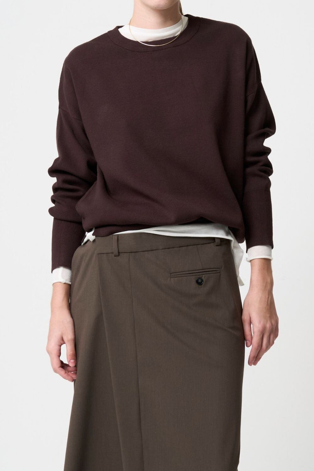 Smooth Island Knit - BROWN