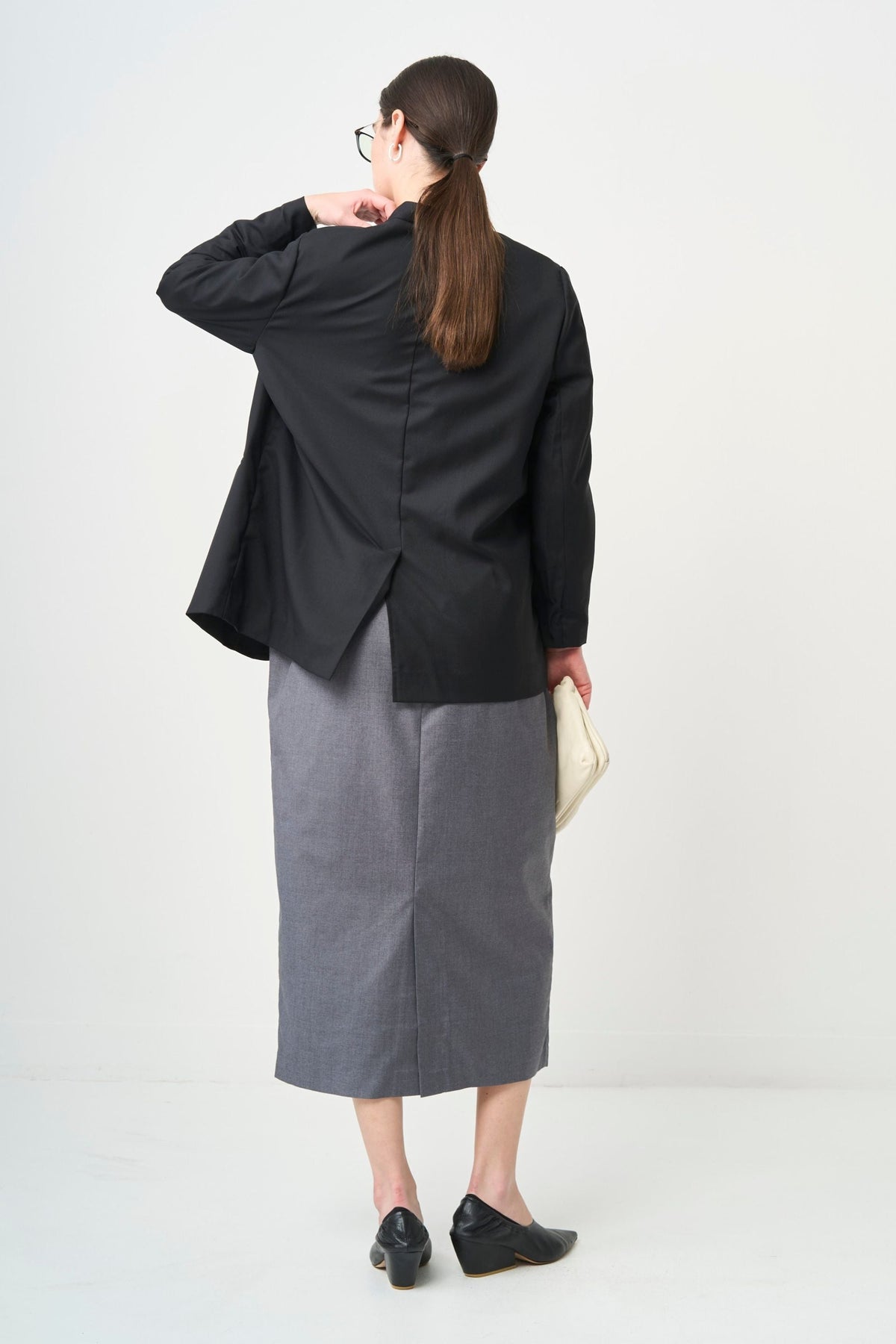 Mood Jacket No-Collar - BLACK