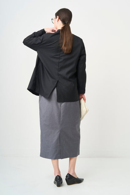 Mood Jacket No-Collar - BLACK