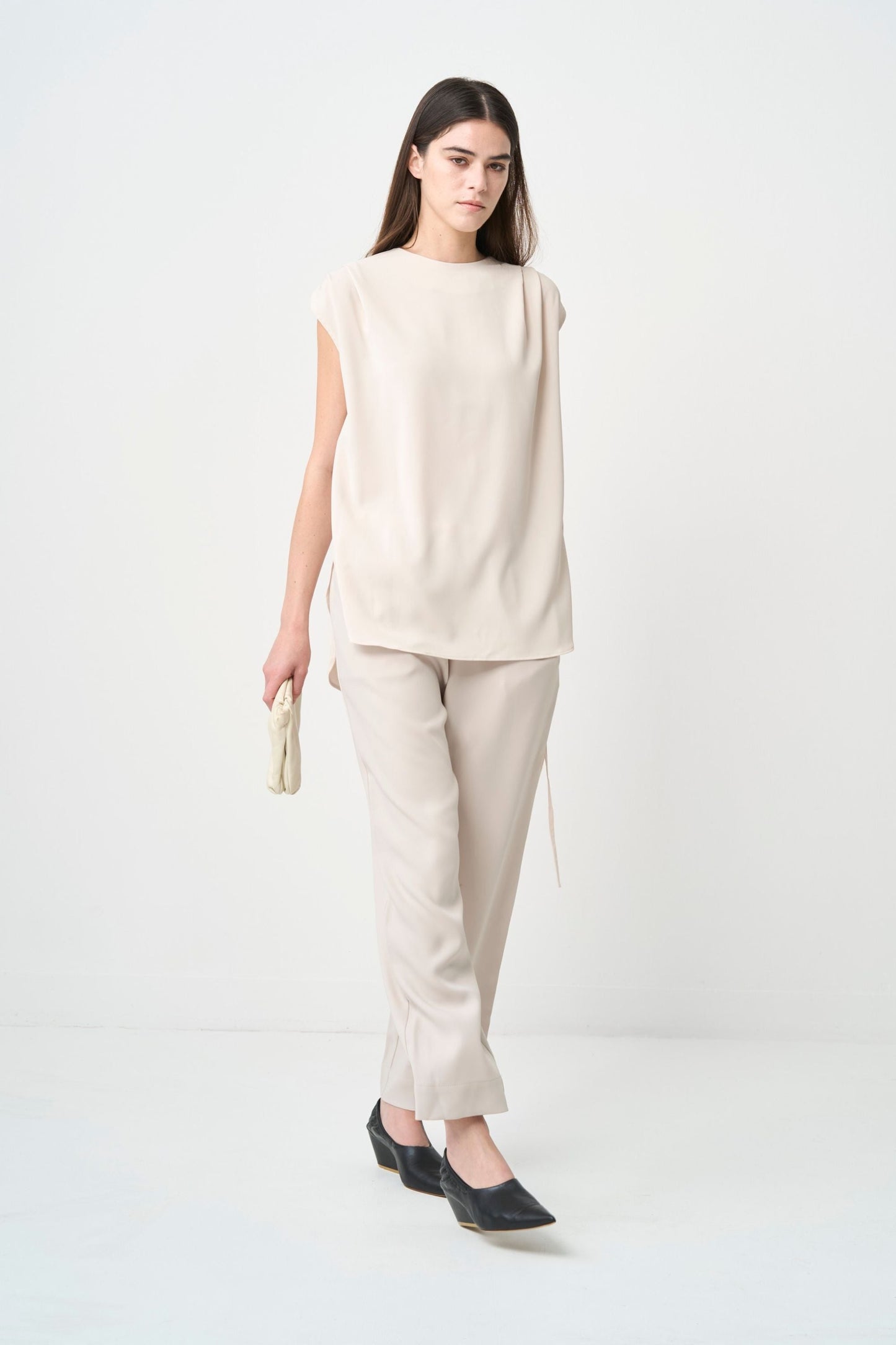 Switching Relax Pants - WHITE