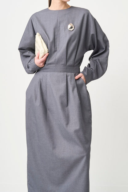 Rhombus Cocoon One piece - GRAY