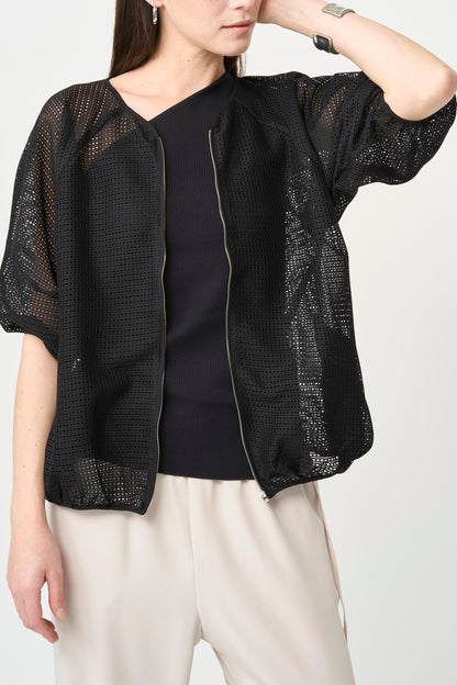 Minimal Shoulder Cutsew - BLACK