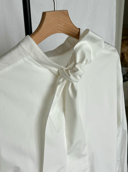 Ribbon Blouse - WHITE