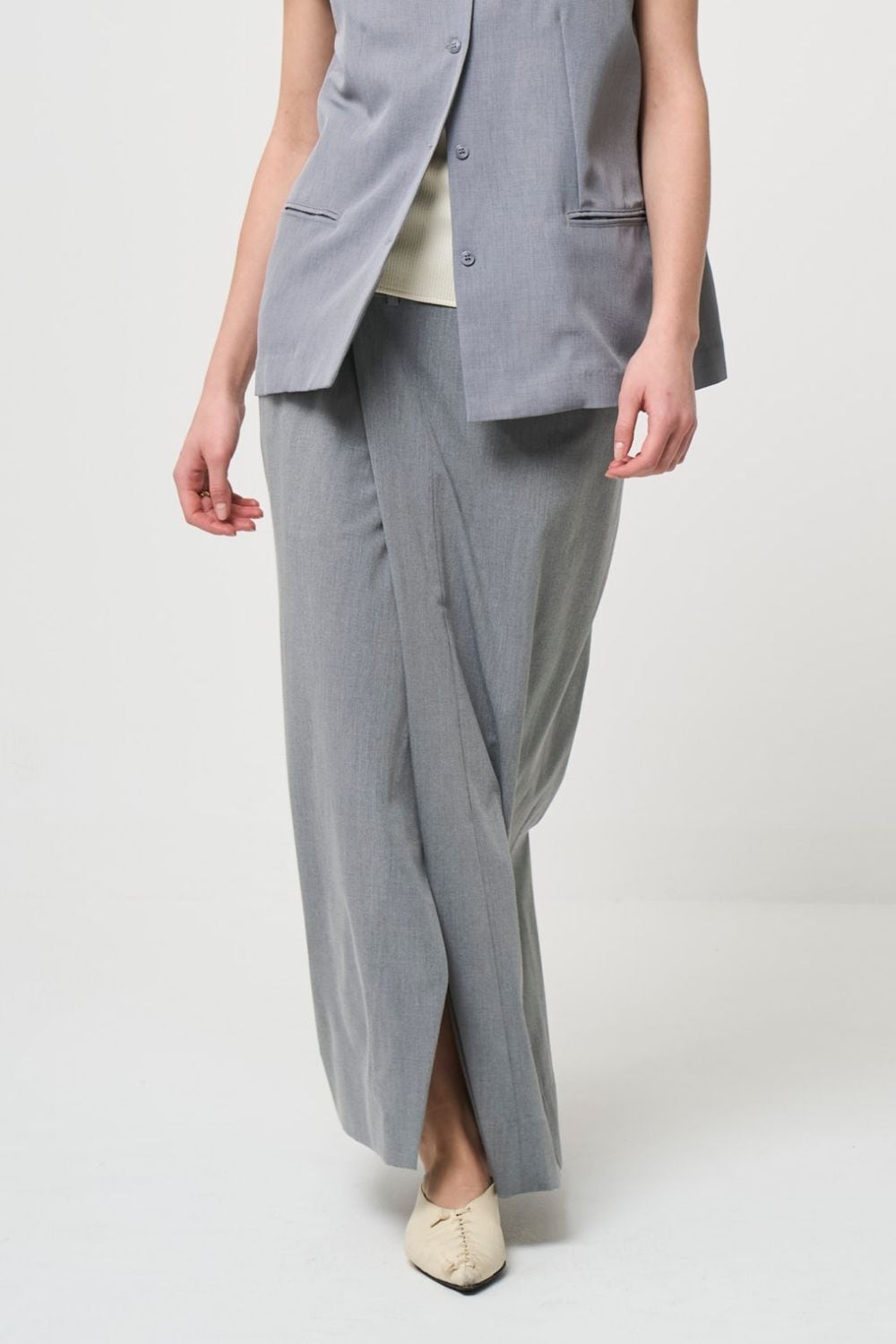 Odd Long Skirt - GRAY