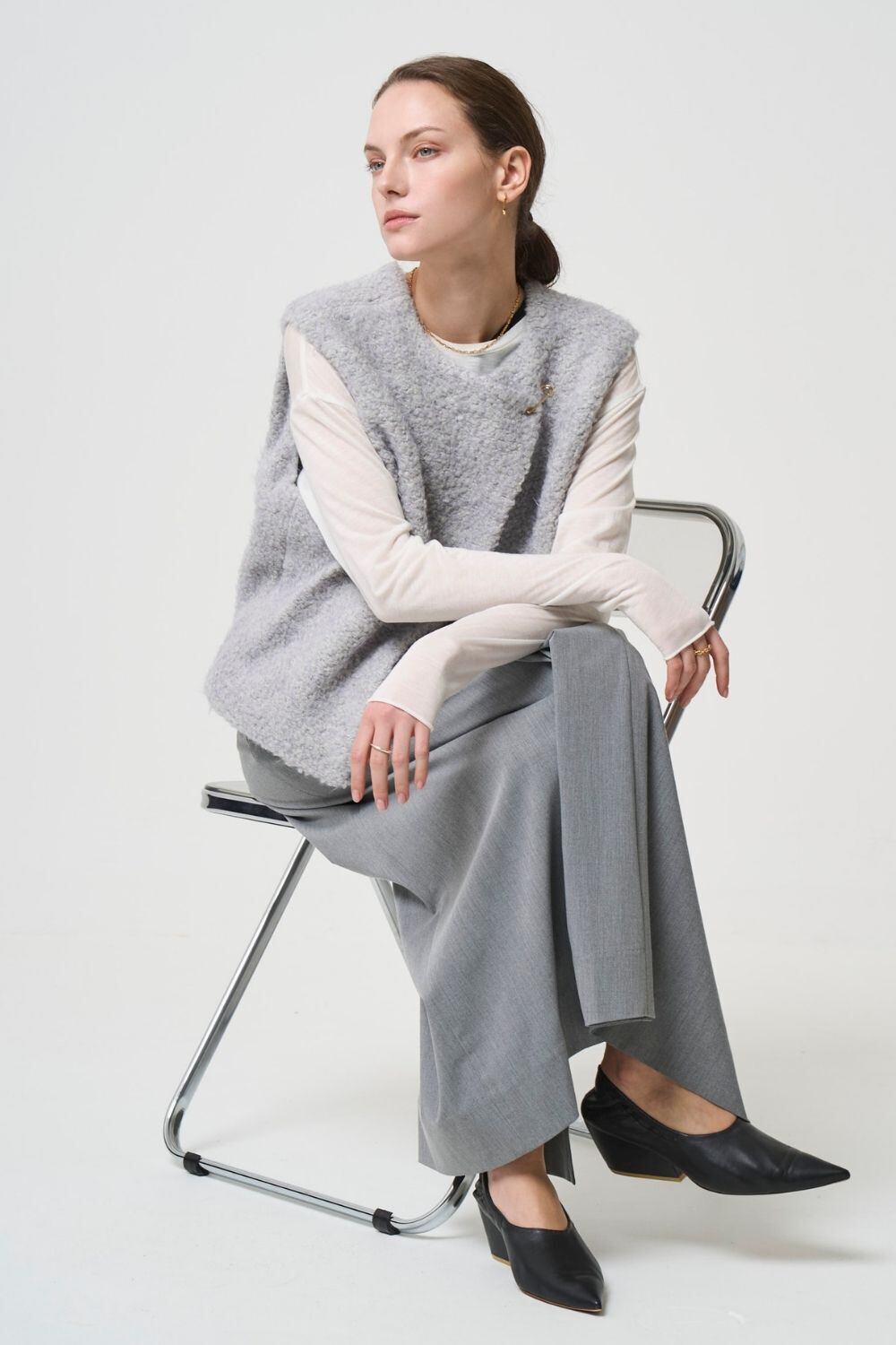 2way Boa Gilet - GRAY