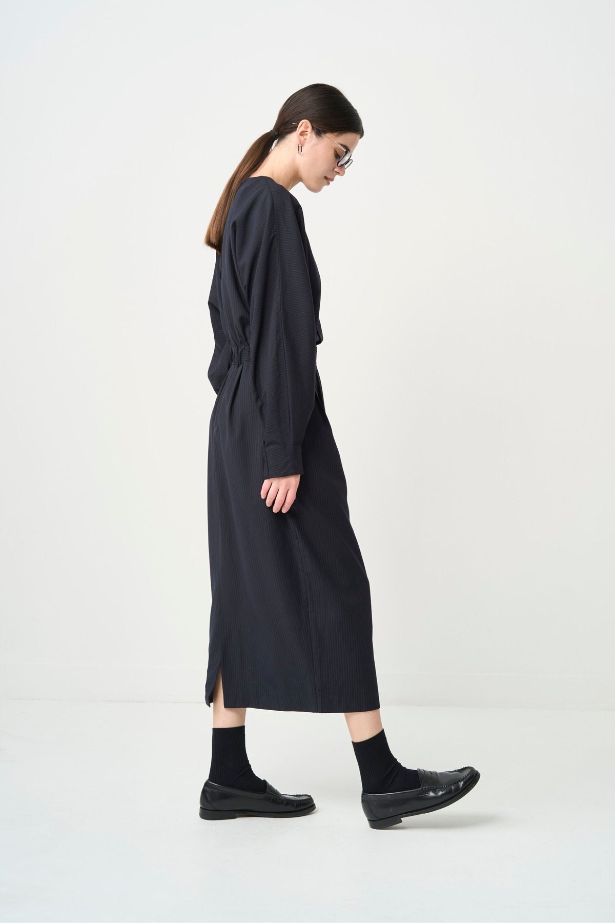 Rhombus Cocoon One piece - NAVY