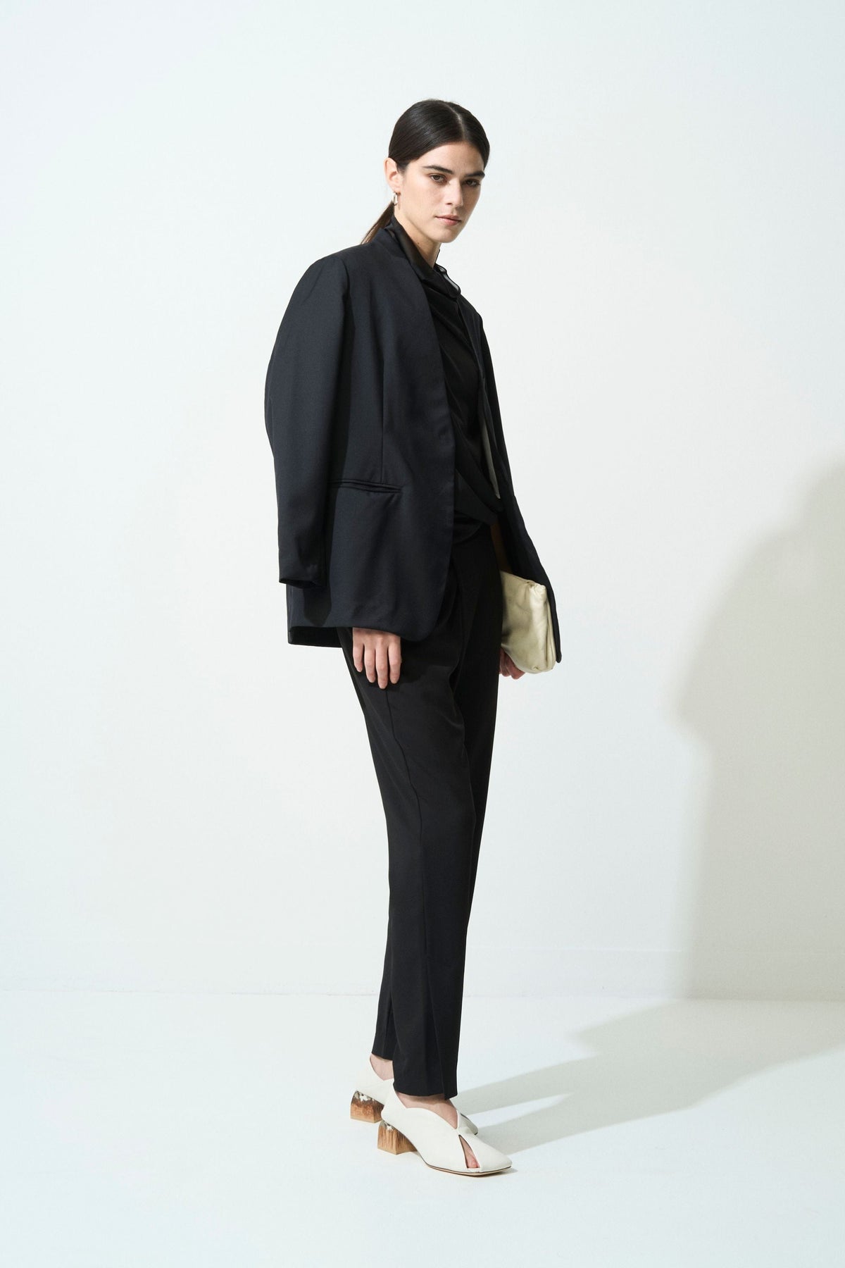Mood Jacket No-Collar - BLACK