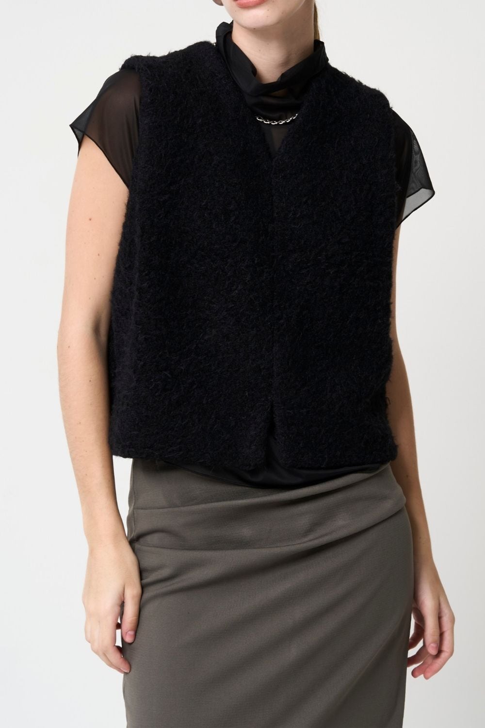 2way Boa Gilet - BLACK