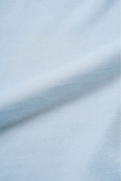 Breathable Cotton Cardigan - BLUE