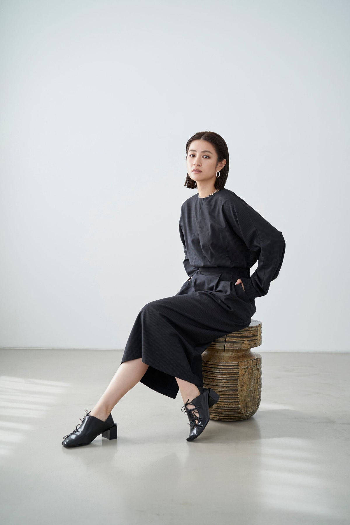 Rhombus Cocoon One piece - NAVY