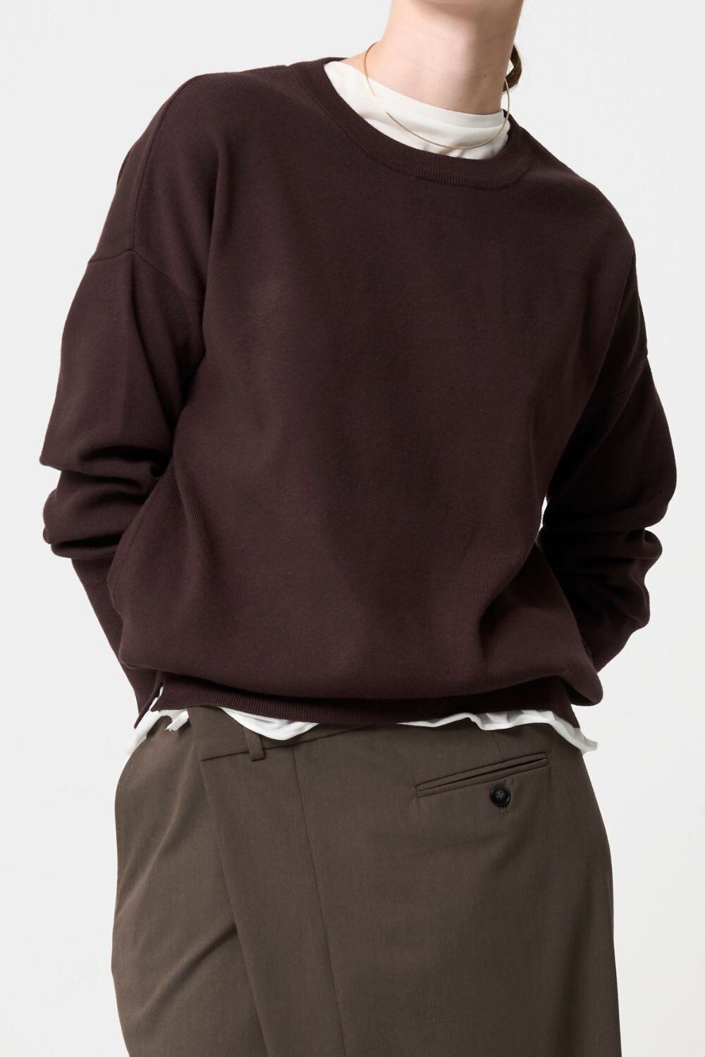 Smooth Island Knit - BROWN