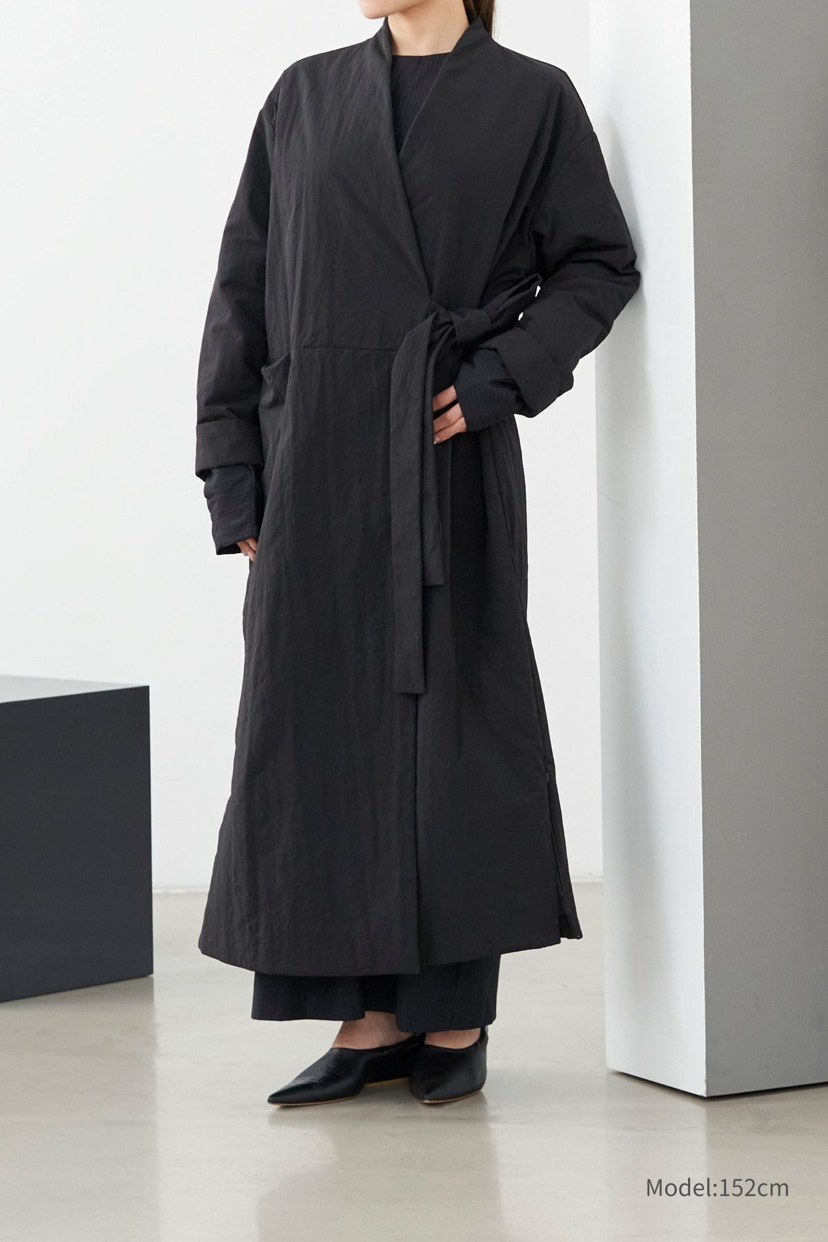 Padded Coat - BLACK