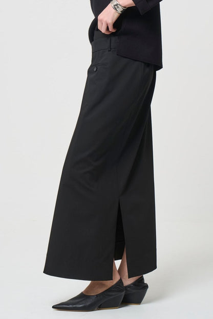 Odd Long Skirt - BLACK