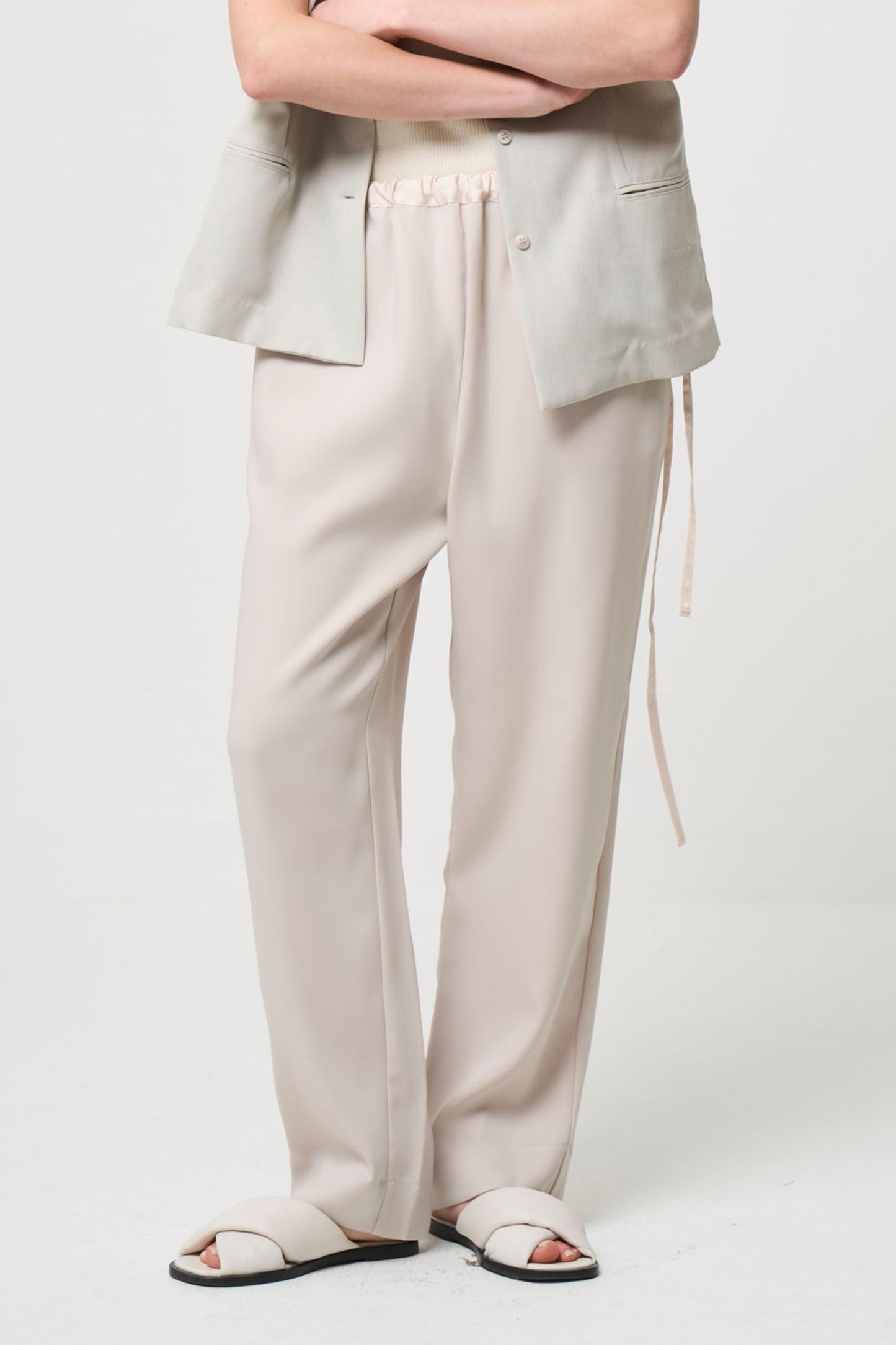 Switching Relax Pants - WHITE