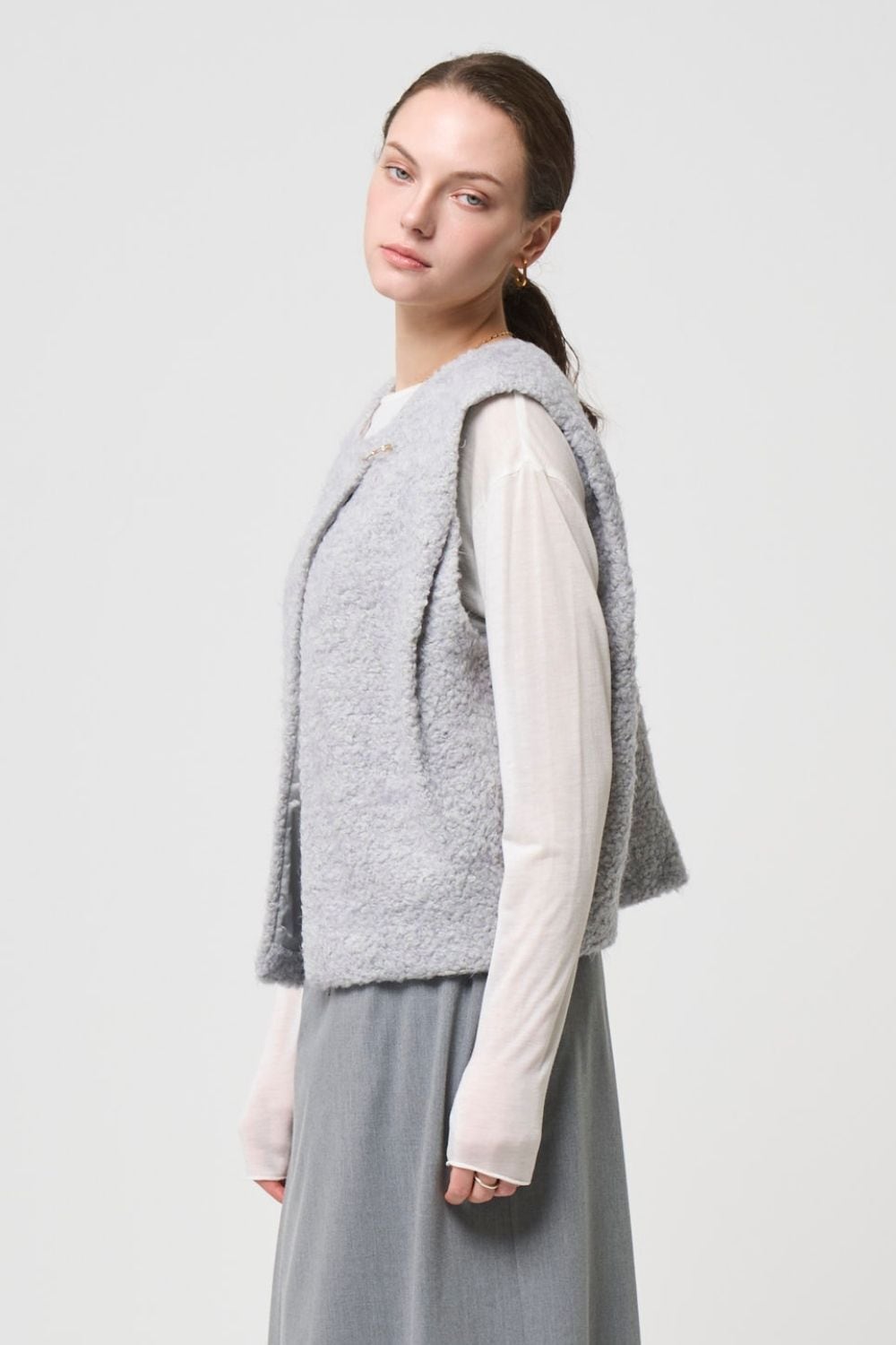 2way Boa Gilet - GRAY