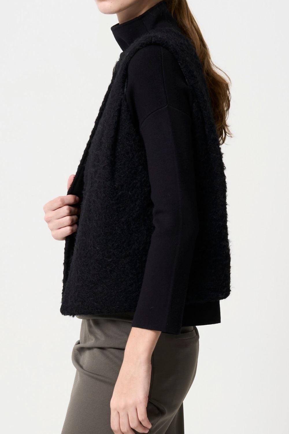 2way Boa Gilet - BLACK