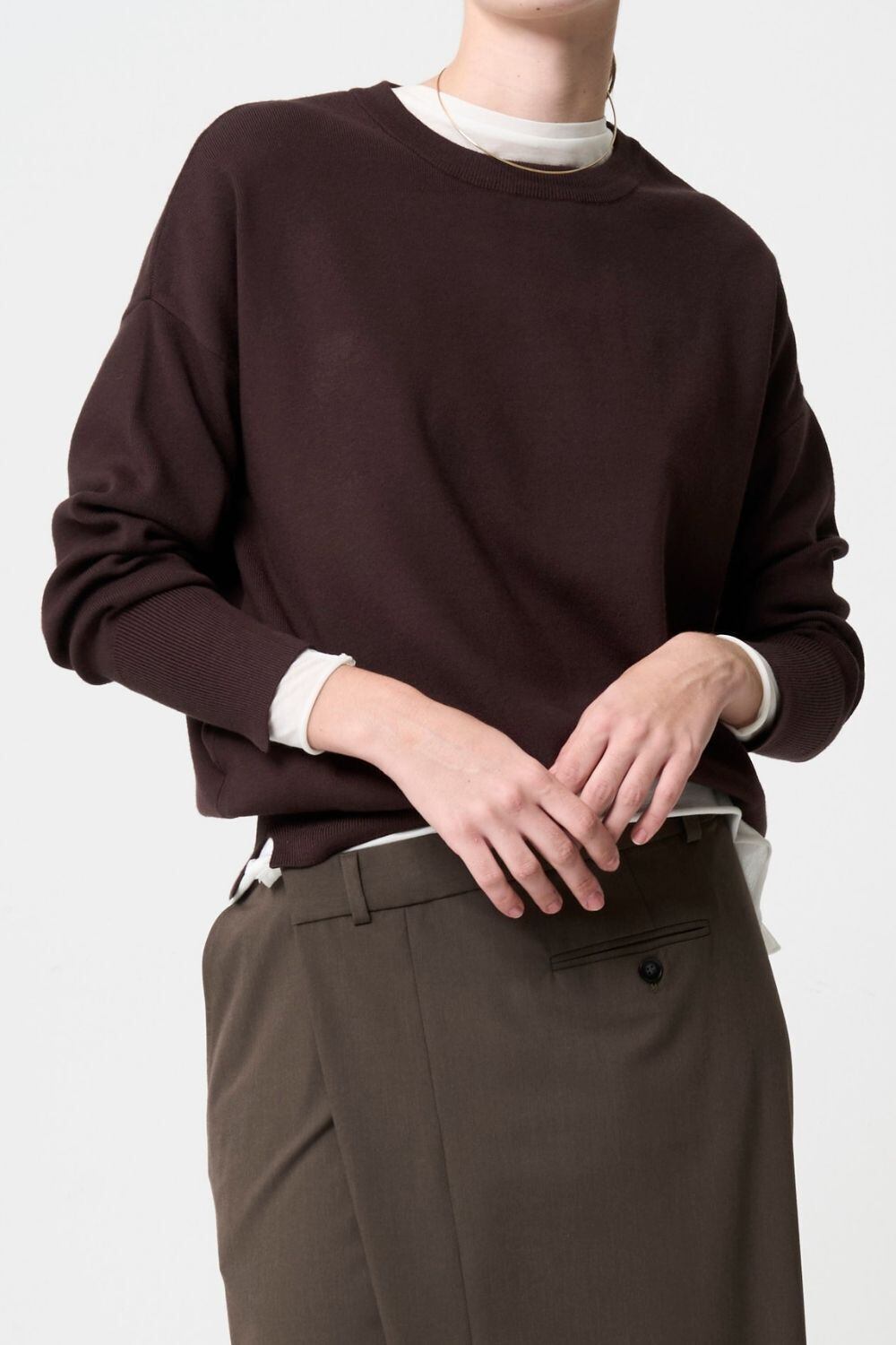 Smooth Island Knit - BROWN