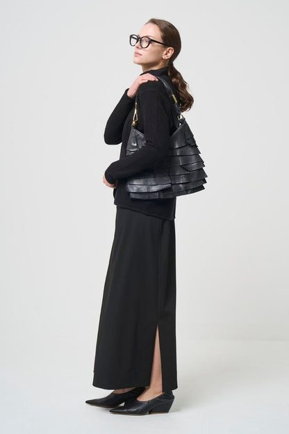 Odd Long Skirt - BLACK