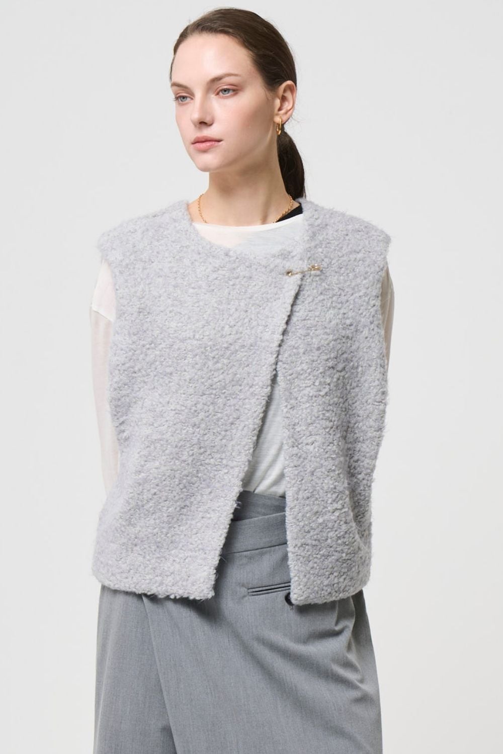 2way Boa Gilet - GRAY