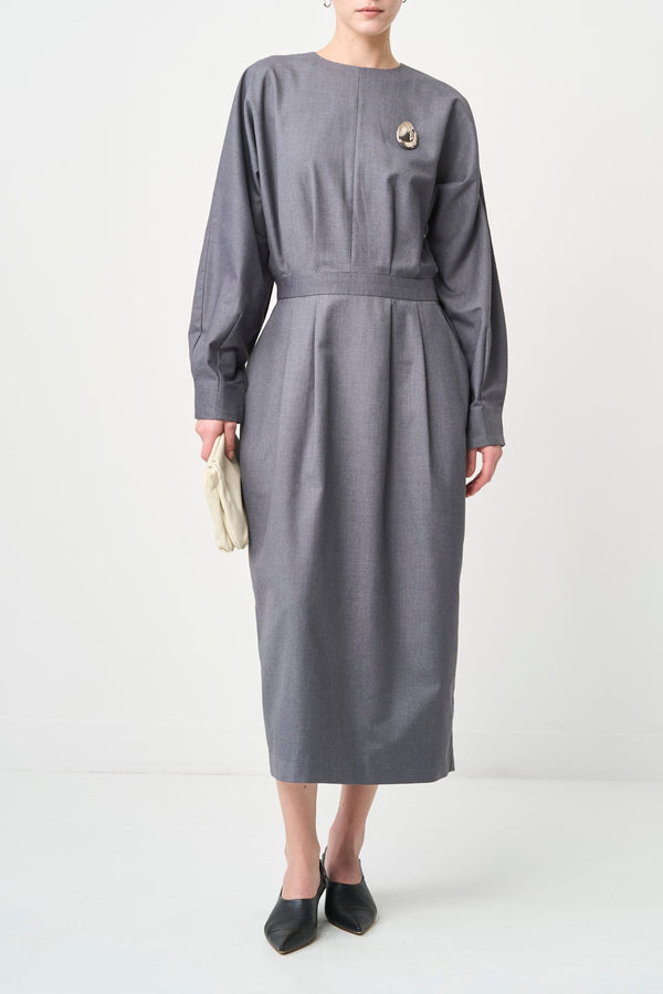 Rhombus Cocoon One piece - GRAY