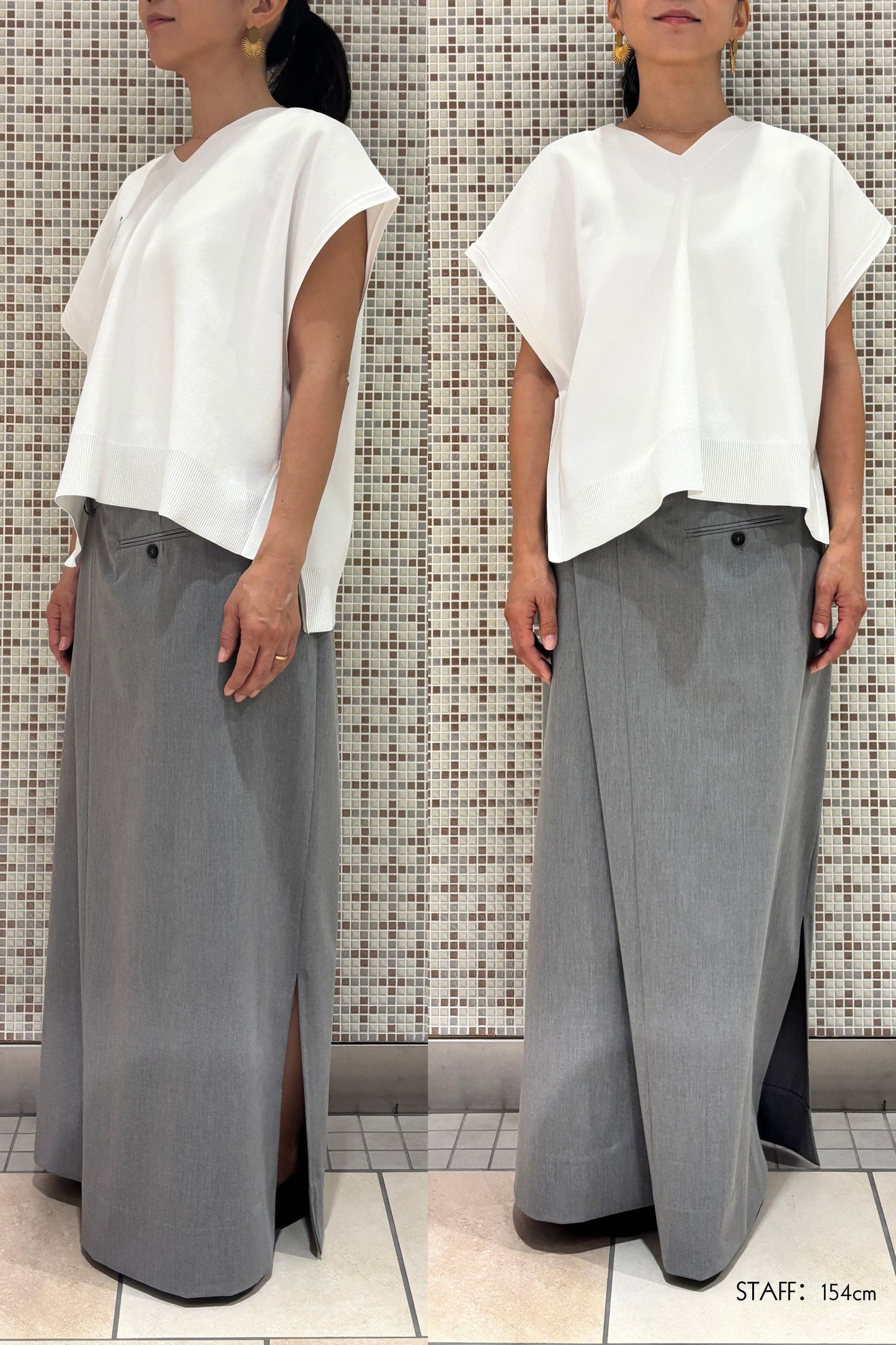 Odd Long Skirt - BLACK