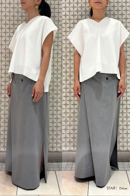 Odd Long Skirt - BLACK