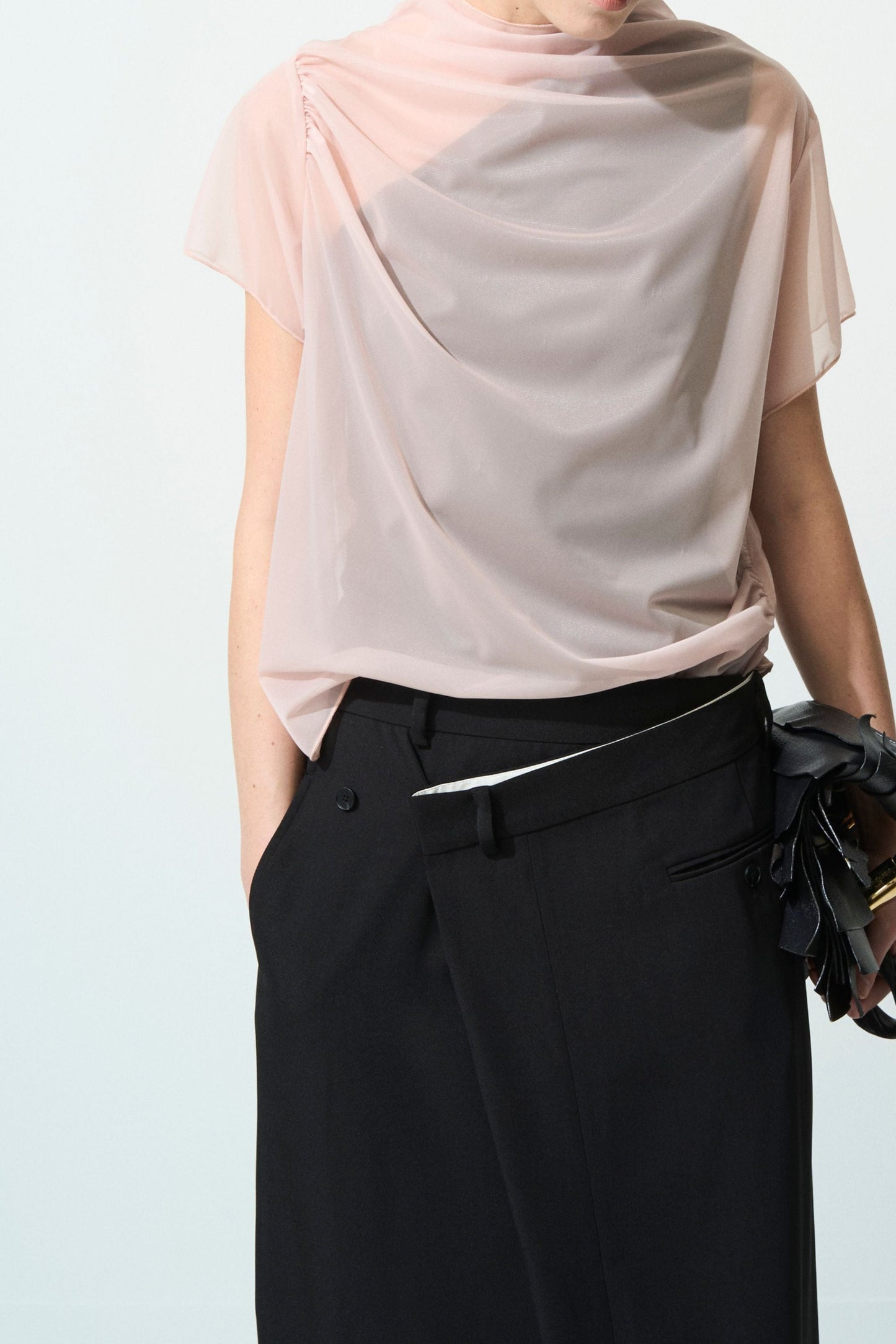 Odd Long Skirt - BLACK