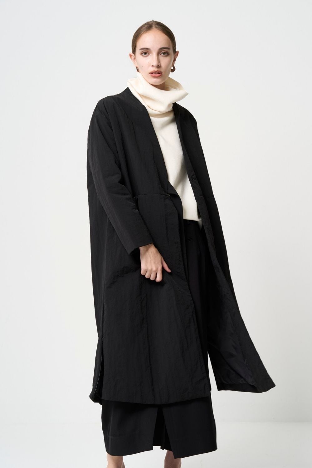Padded Coat - BLACK