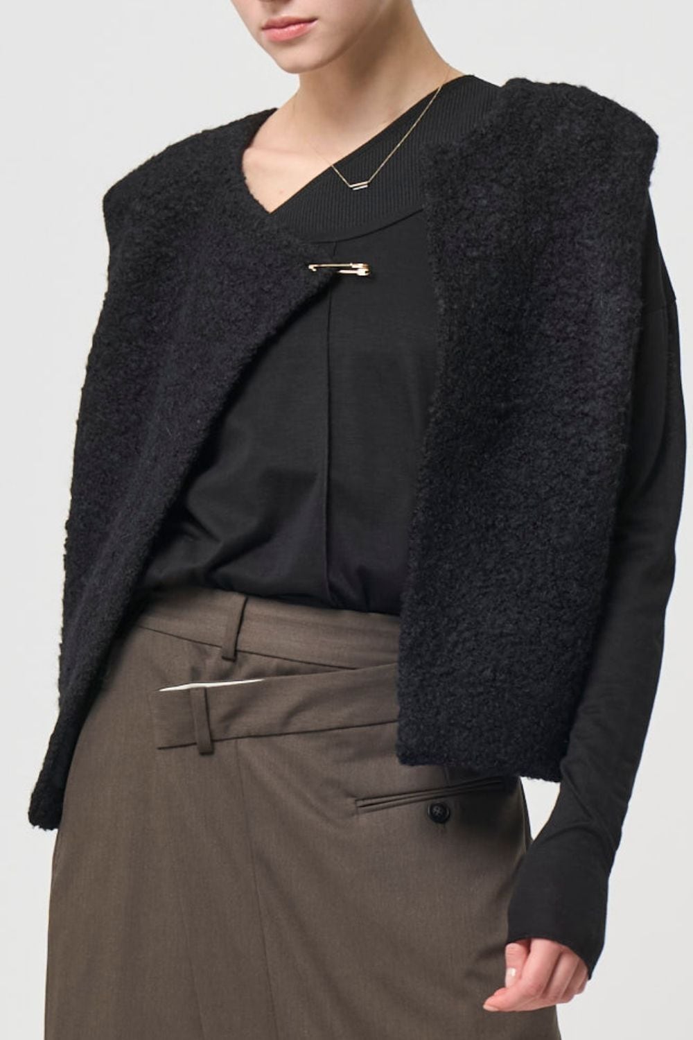 2way Boa Gilet - BLACK
