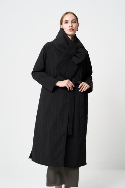 Padded Coat - BLACK