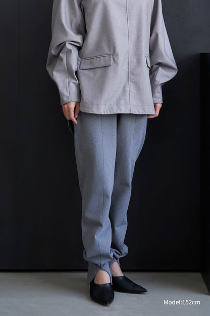 Center Press Jogger Pants - GRAY