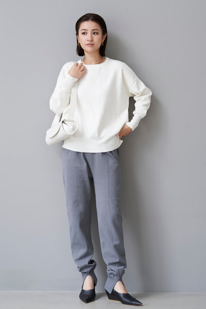 Center Press Jogger Pants - GRAY