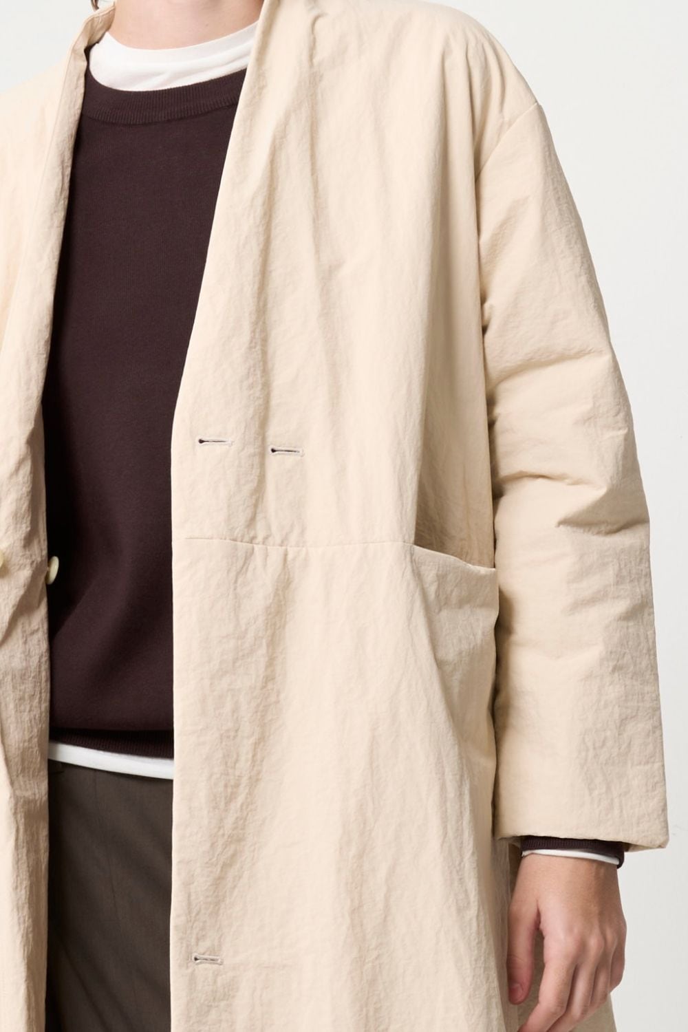 Padded Coat - OFF WHITE